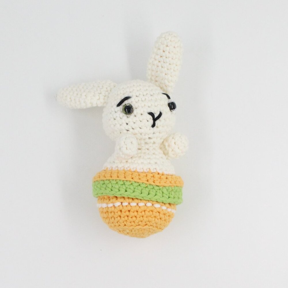 Handmade Crochet Amigurumi Potted Bunny